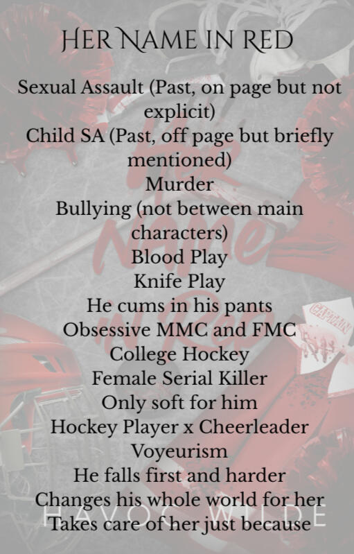 Her Name in Red Her Name in Red